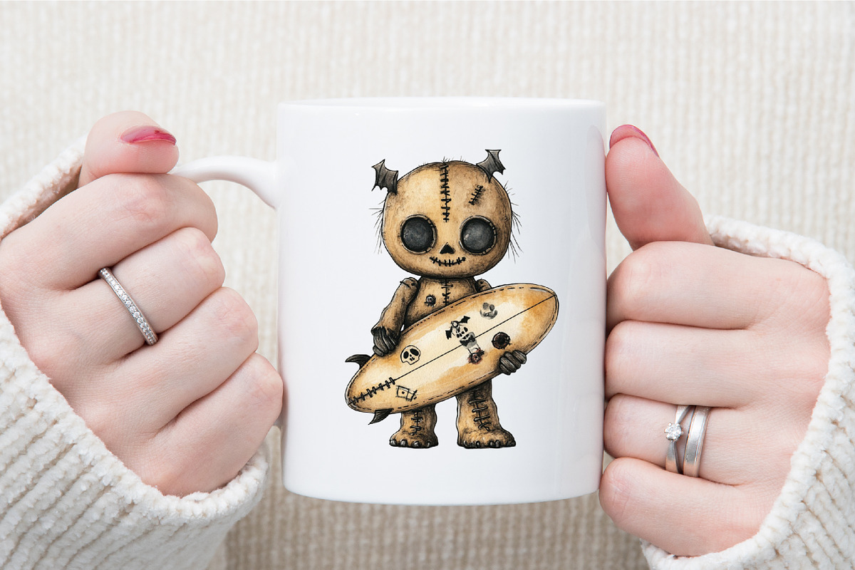 Summer Gothic Voodoo Doll Clipart Bu, an Illustration by Sublimation Artist (Photo 5 of 6)