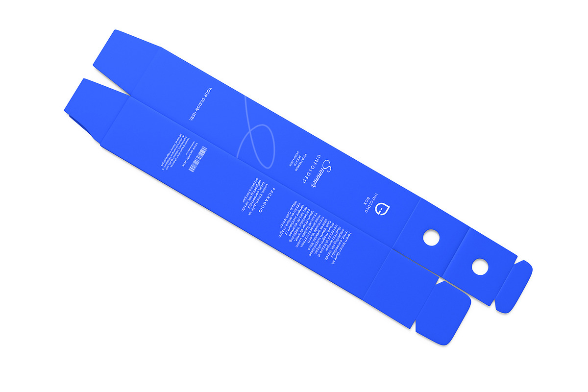 Unfolded Packaging Mockup PSD, a Product Mockup by graphypix (Photo 1 of 4)