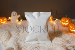 Fall Chip Bag Wrapper Mock Up, a Product Mockup by TatiMockup