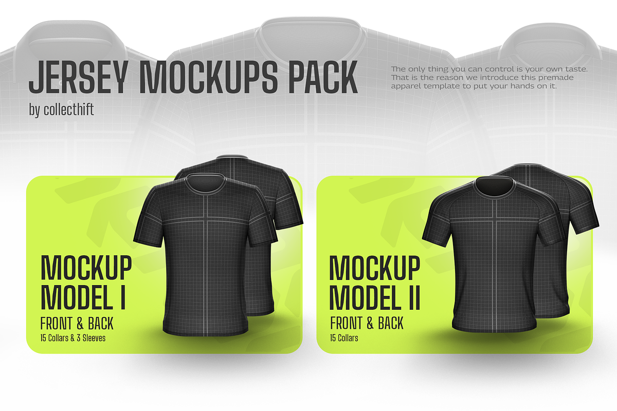 4K Jersey BUILDER Mockup Templates, a Shirt Mockup by Creathift (Photo 2 of 8)