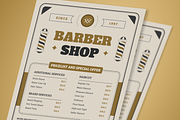Barbershop Pricelist Flyer, a Flyer Template by SquidPixey (Thumbnail 6 of 6)