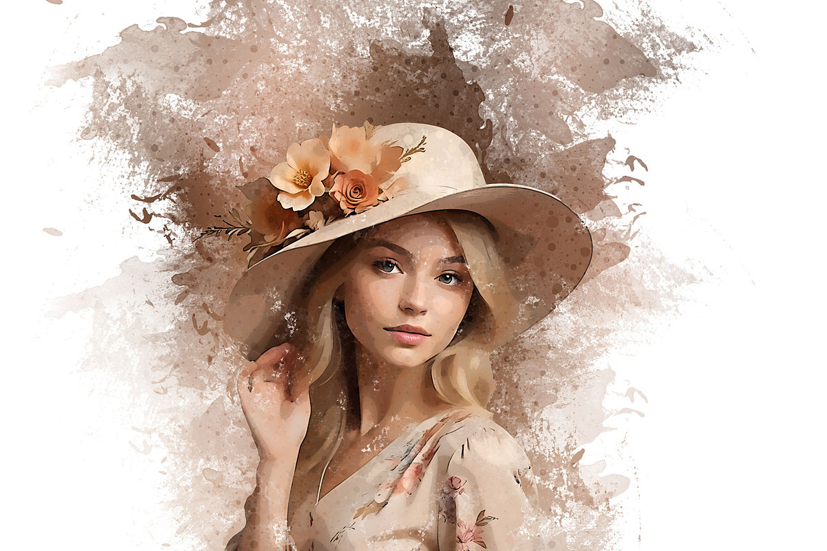 Focus Watercolor Art Action, an Action Add-On by Photoshop Action (Photo 7 of 12)