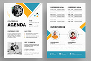 Conference Agenda Layout, a Stationery Template by ContestDesign (Thumbnail 2 of 3)