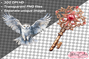 Elemental Witches Collection Clipart, a Person Illustration by Watercolor Digital (Thumbnail 6 of 9)