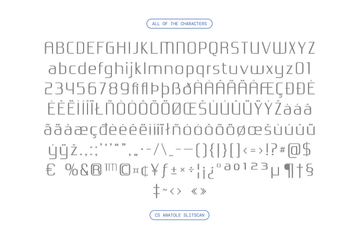 CS Anatole Slitscan, a Sans Serif Font by Craft Supply Co. (Photo 8 of 8)