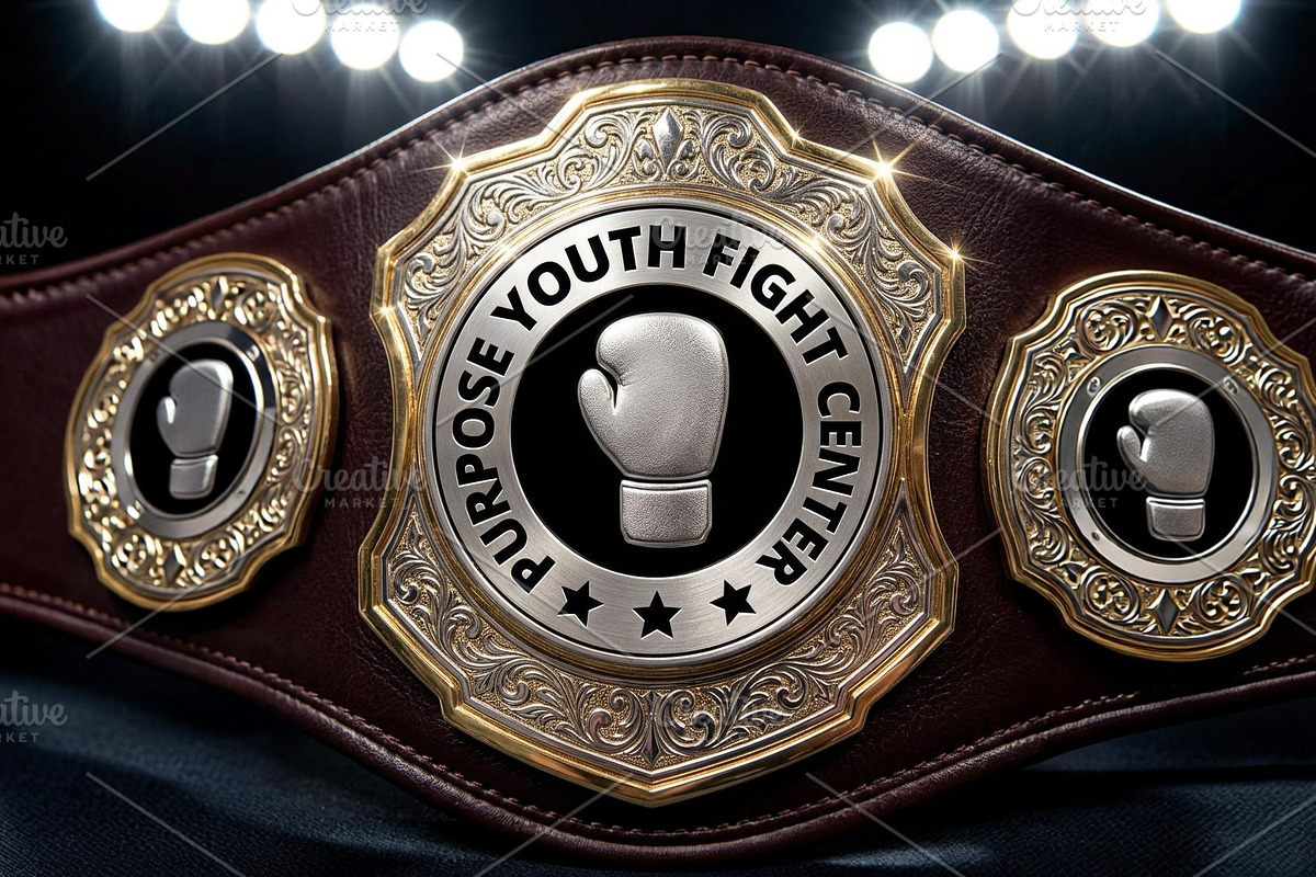 Premium Metallic Boxing Emblem Logo, a Branding & Logo Template by Aura Canyon HQ (Photo 1 of 4)
