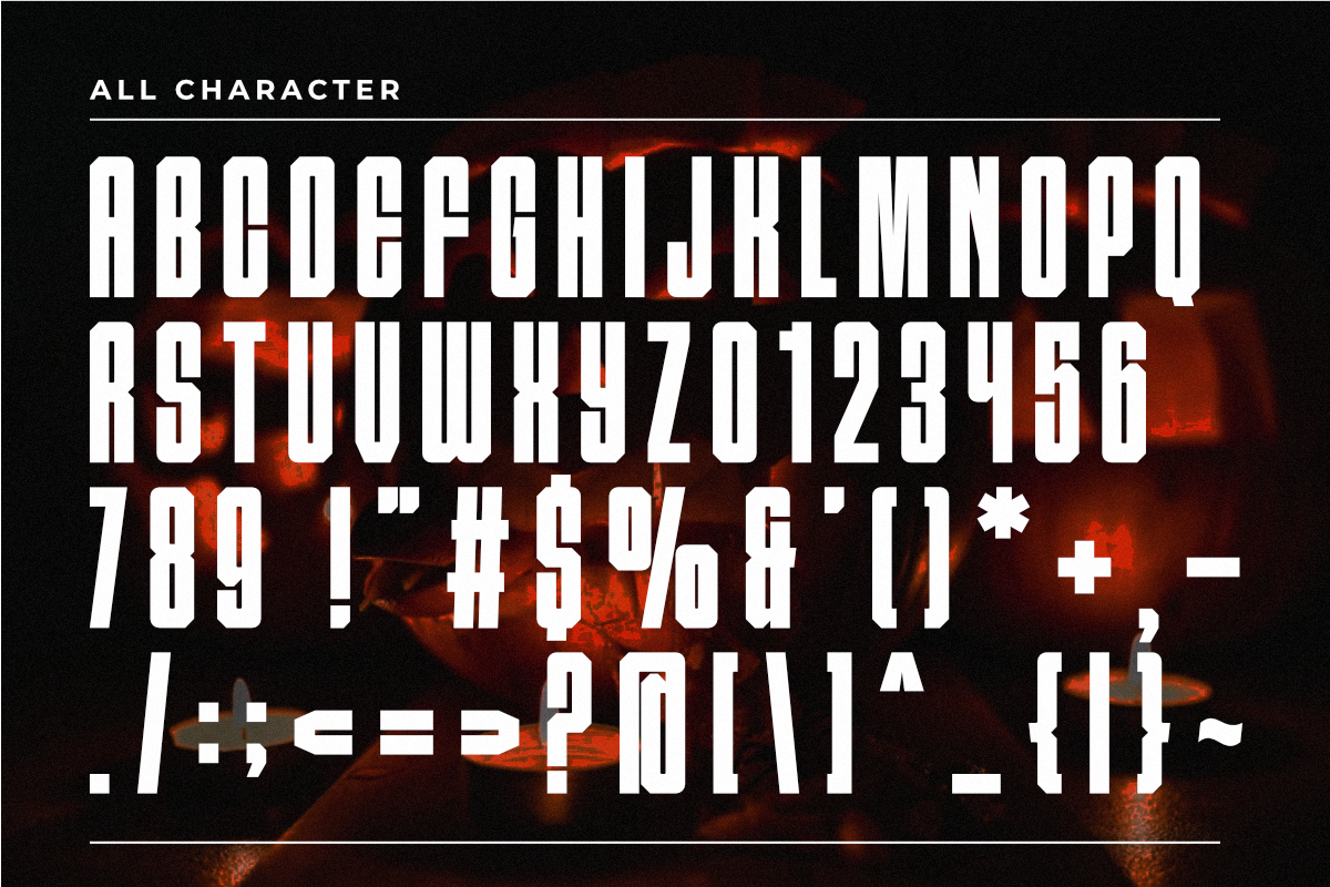 Freaky - Halloween Sans Display Font, a Sans Serif Font by Pian45 Studio (Photo 6 of 8)