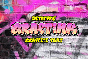Graftink, a Script Font by Ditatype (Thumbnail 1 of 11)