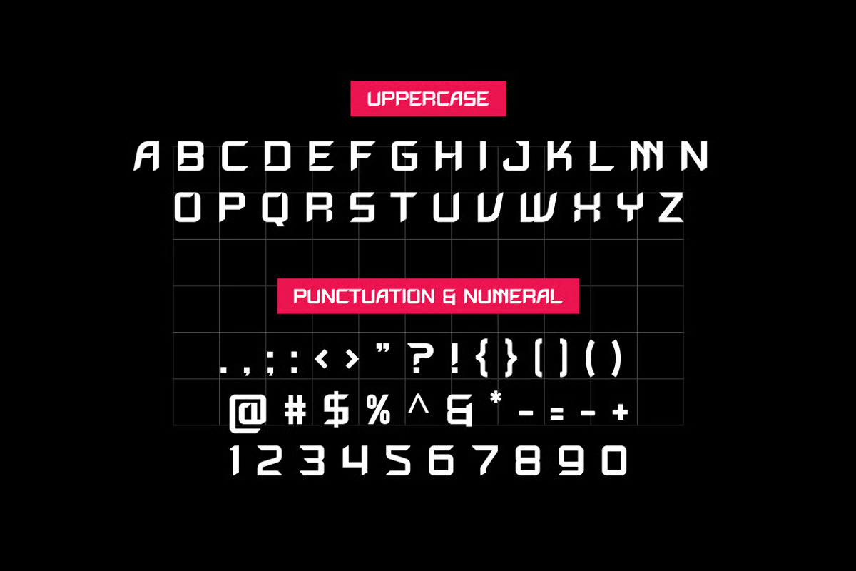Syntech - Futuristic Display Font, a Sans Serif Font by Brand Earth (Photo 2 of 7)