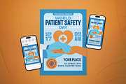 World Patient Safety Day Flyer Set, a Flyer Template by The Good Store (Thumbnail 1 of 2)