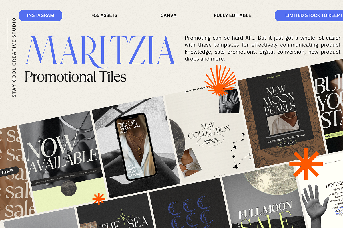 Maritzia, Canva Brand Kit & Template, a Social Media Template by Stay Cool Creative Studio (Photo 5 of 10)