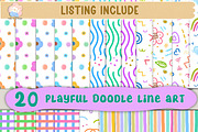 Playful Doodle Borders for Classroom, a Poster Template by Annyillustration (Thumbnail 4 of 5)