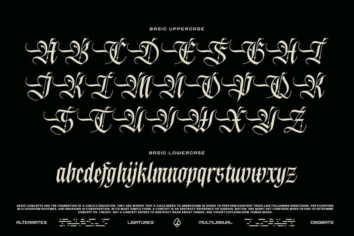 Blink Round Typeface, a Blackletter Font by alit design (Photo 2 of 20)