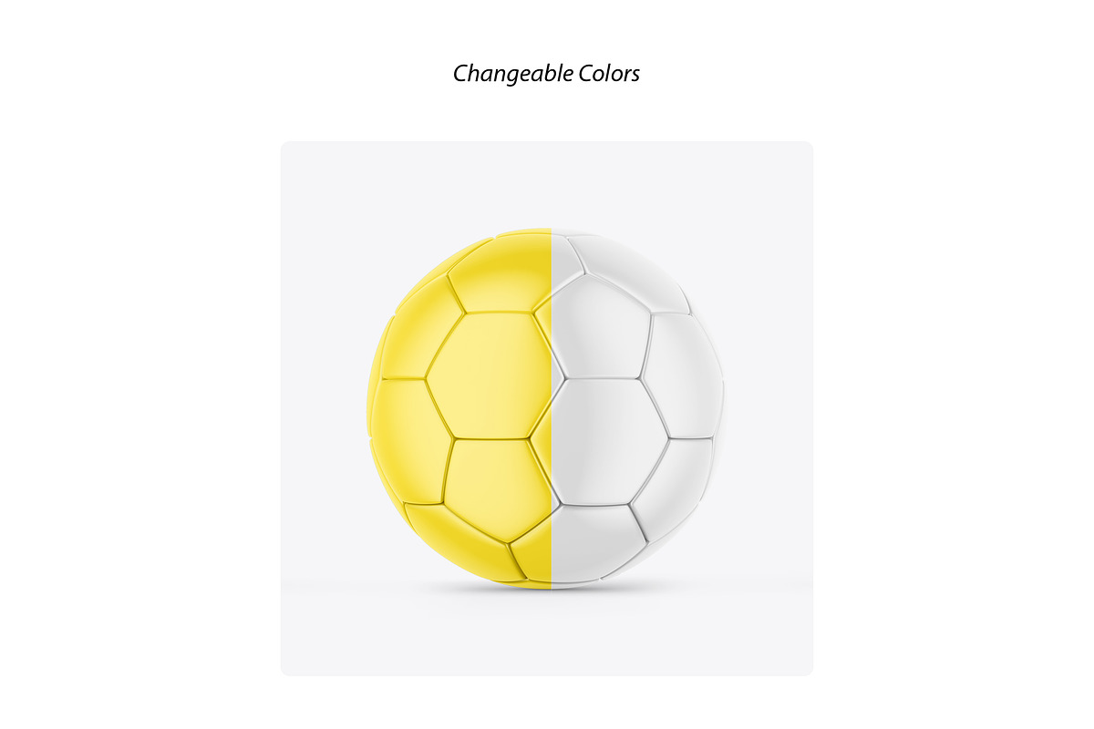 Foot Ball Mockup, a Merchandise Mockup by Mockups Girl (Photo 4 of 4)