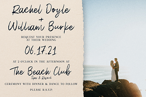 Coastline - Textured Script Font