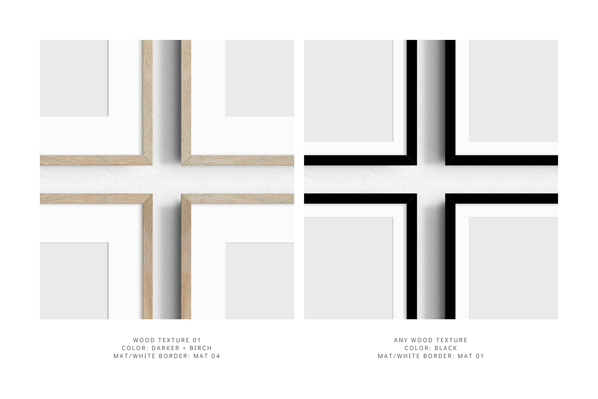Frame Mockup BUNDLE 5:7 A4 Portrait, a Product Mockup by DESIGN BY nube (Photo 7 of 15)