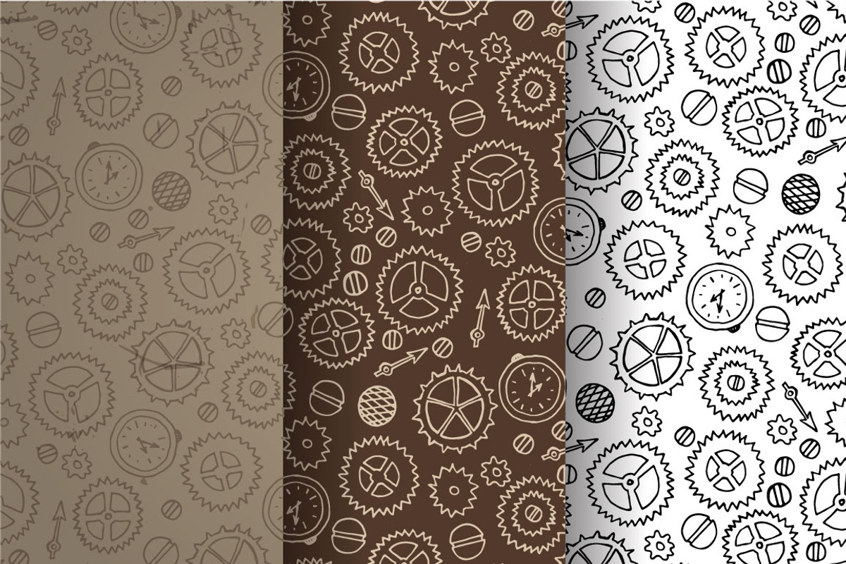 Steampunk, a Pattern Graphic by merion_merion (Photo 2 of 2)
