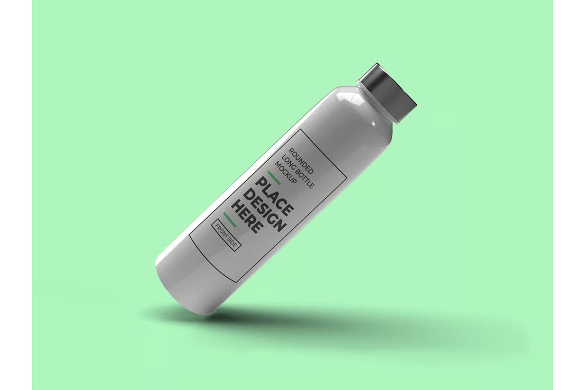 Long Bottle Tumbler Mockup Template, a Household Mockup by DesignRushMarket (Photo 9 of 11)