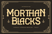 Morthan Blacks Display Typeface, a Serif Font by Storytype Studio (Thumbnail 1 of 15)