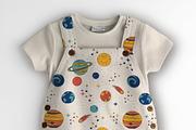 Baby Unisex Shortall Set Mockup, a Hoody Mockup by Nora Gad (Thumbnail 7 of 16)