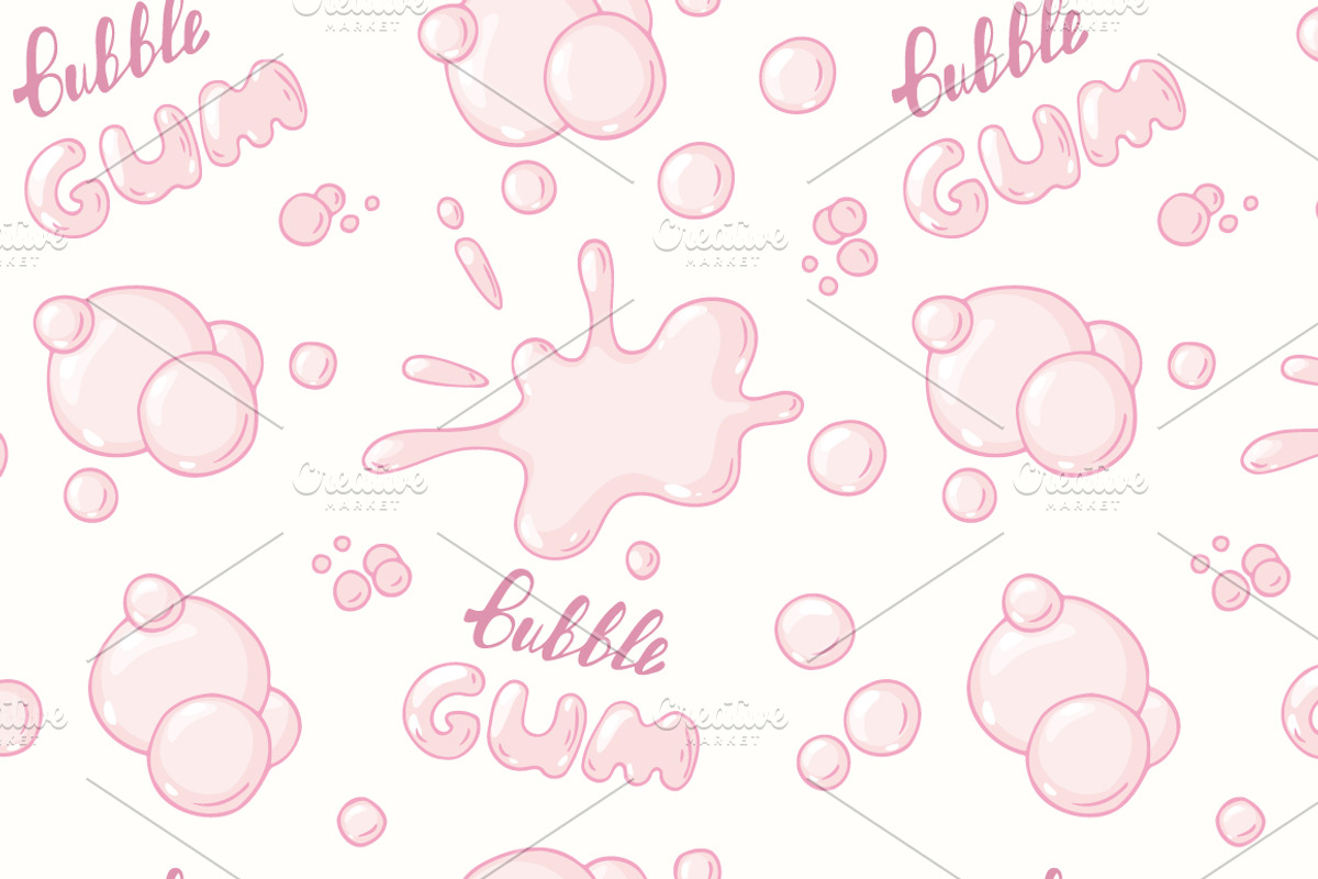 Bubble gum collection, a Pattern Graphic by Zhemchuzhina (Photo 5 of 8)