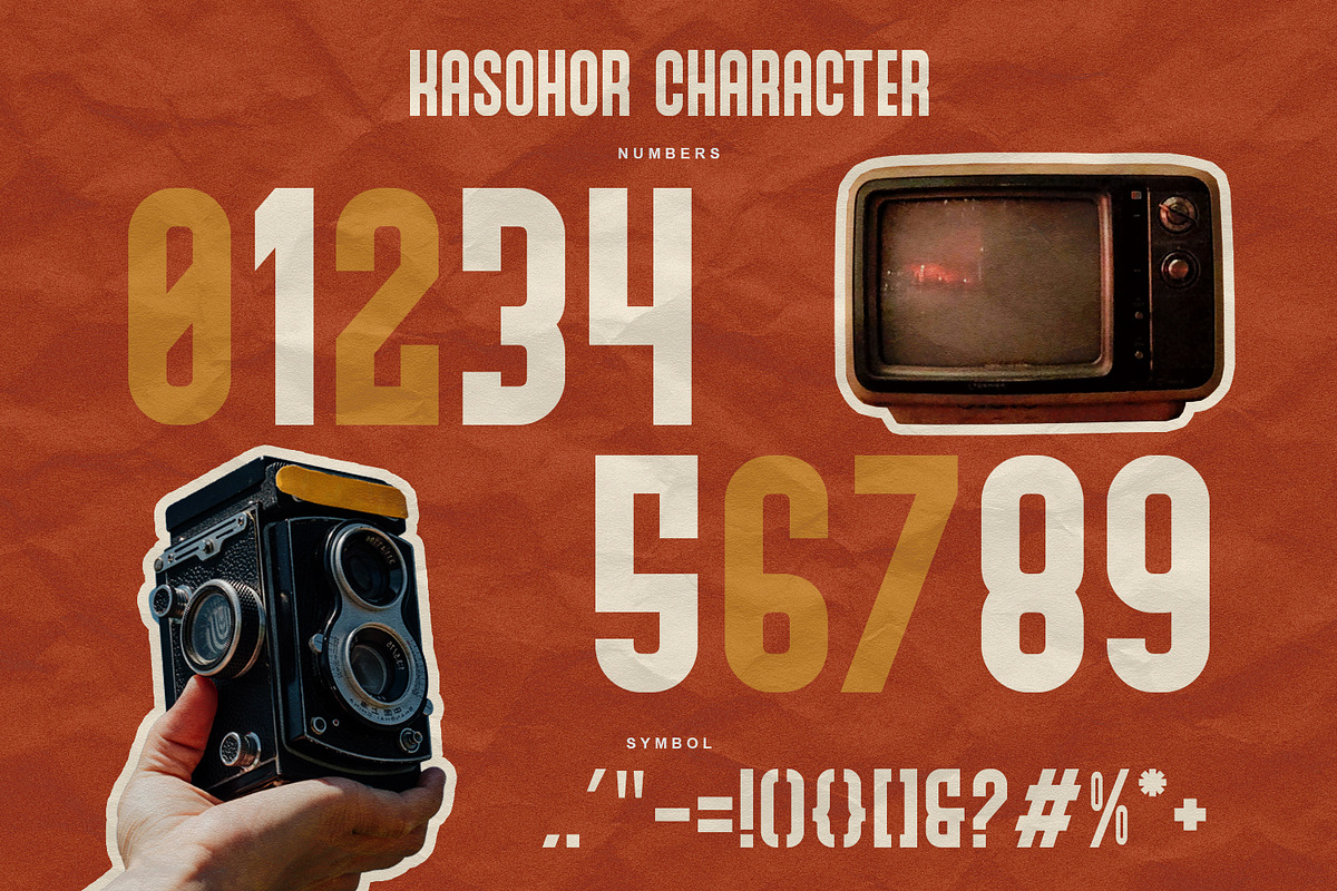 Kasohor - Sans Serif Display Font, a Sans Serif Font by Hello Muh (Photo 3 of 5)