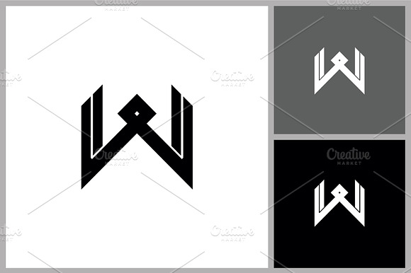 Modern Letter W Logo Icon preview 2