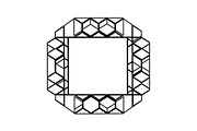 Polygon Frame & Label Bundle, an Illustration by Creativeshirt (Thumbnail 14 of 51)