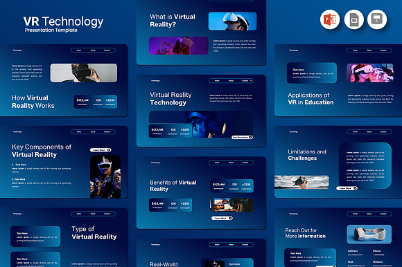 Technology - PowerPoint Template preview 4