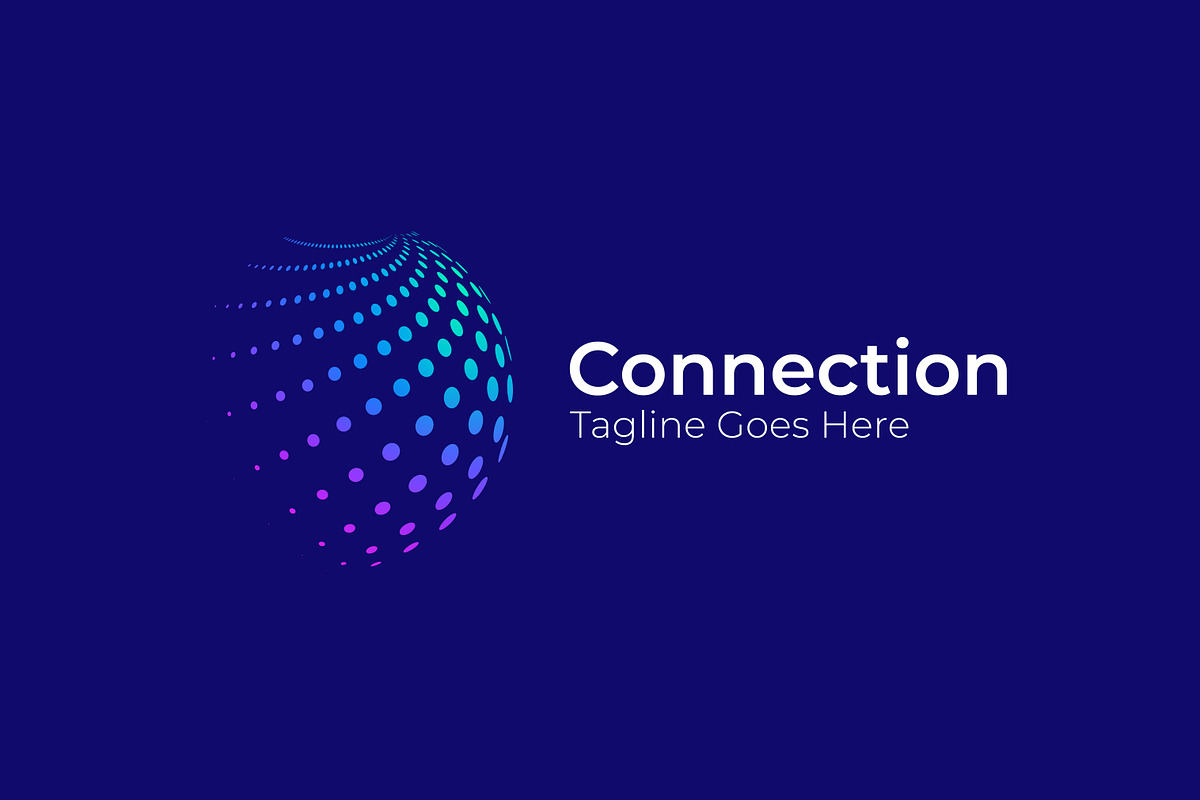 Connection Logo Global Tech Business, a Design Template by Signatoro (Photo 1 of 3)