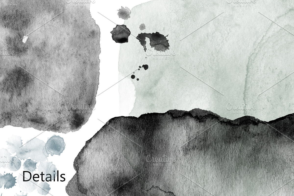 130 Watercolor brushes for photoshop, a Brush Add-On by TaPilipa (Photo 5 of 8)