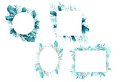 Blue-blue story clipart, a Texture Illustration by ZapolzunArt (Thumbnail 3 of 6)