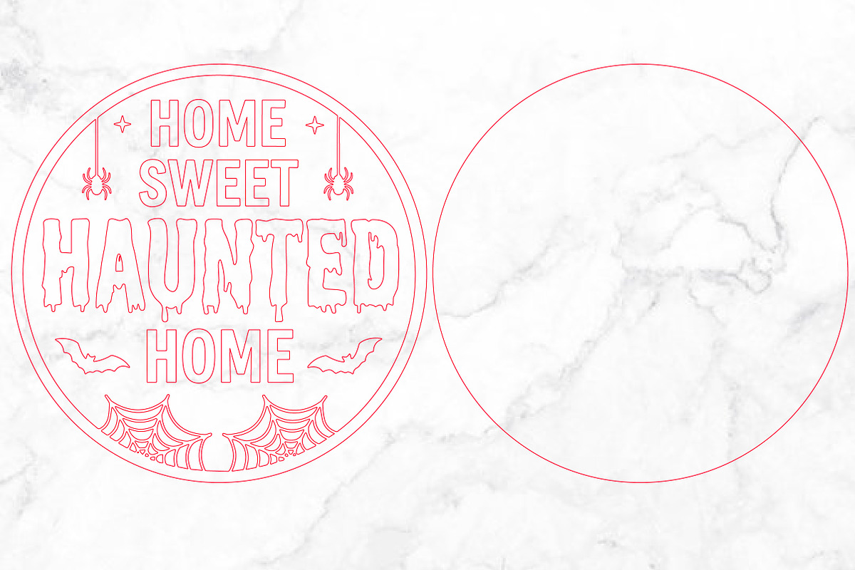 Home Sweet Haunted Home Halloween, an Object Graphic by Rose Art (Photo 3 of 3)