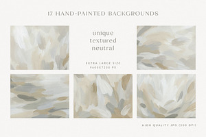 Abstract Acrylic Painted Backgrounds