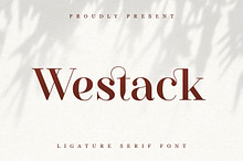 Westack - Ligature Serif Font