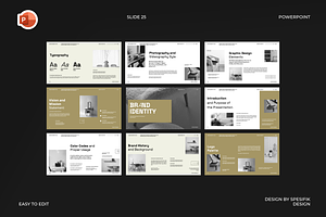 XIA - Brand Identity PowerPoint, a Presentation Template by Spesifikstd
