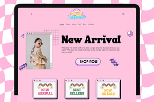 Pink Retro Shopify Theme
