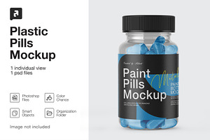 Pills Bottle Mockup