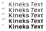 Kineks Text | Neo-Grotesque Typeface, a Sans Serif Font by By Kineks (Thumbnail 7 of 10)