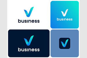 Letter V Modern Gradient Logo, a Branding & Logo Template by ika trisiana