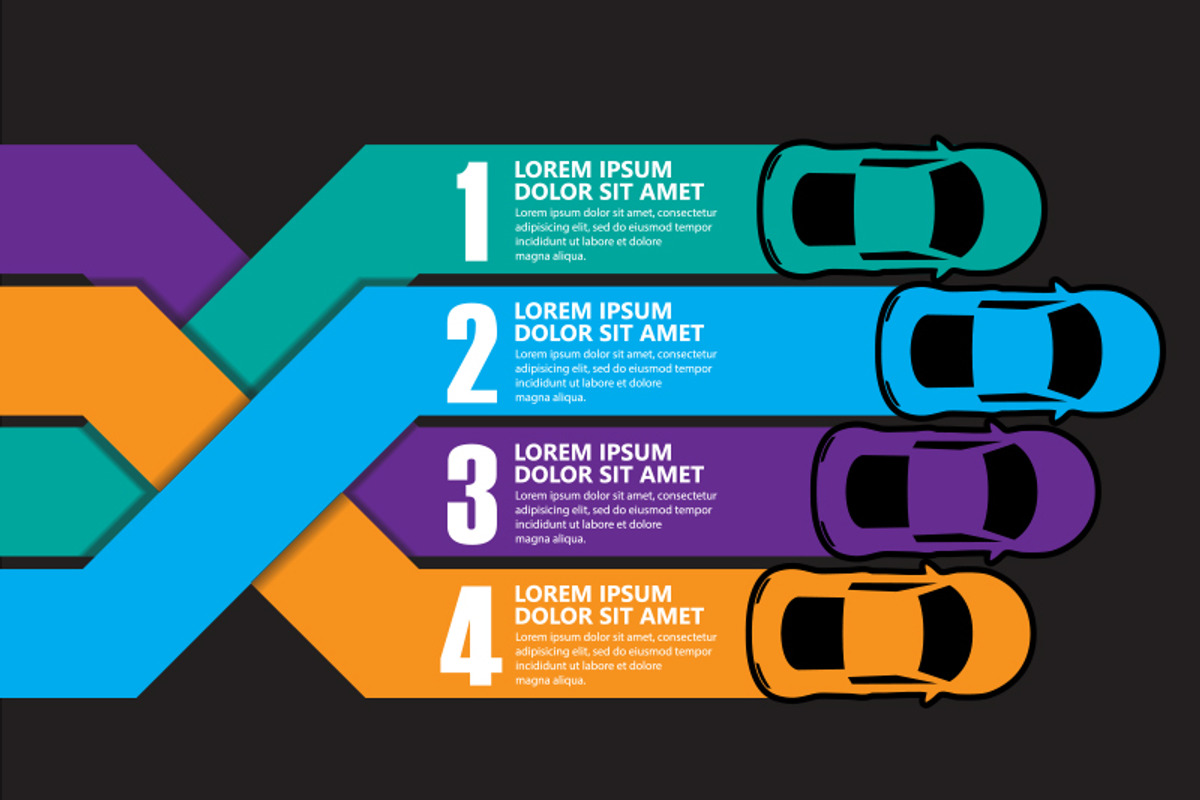 race car infographics, a Sport Illustration by iconerstock