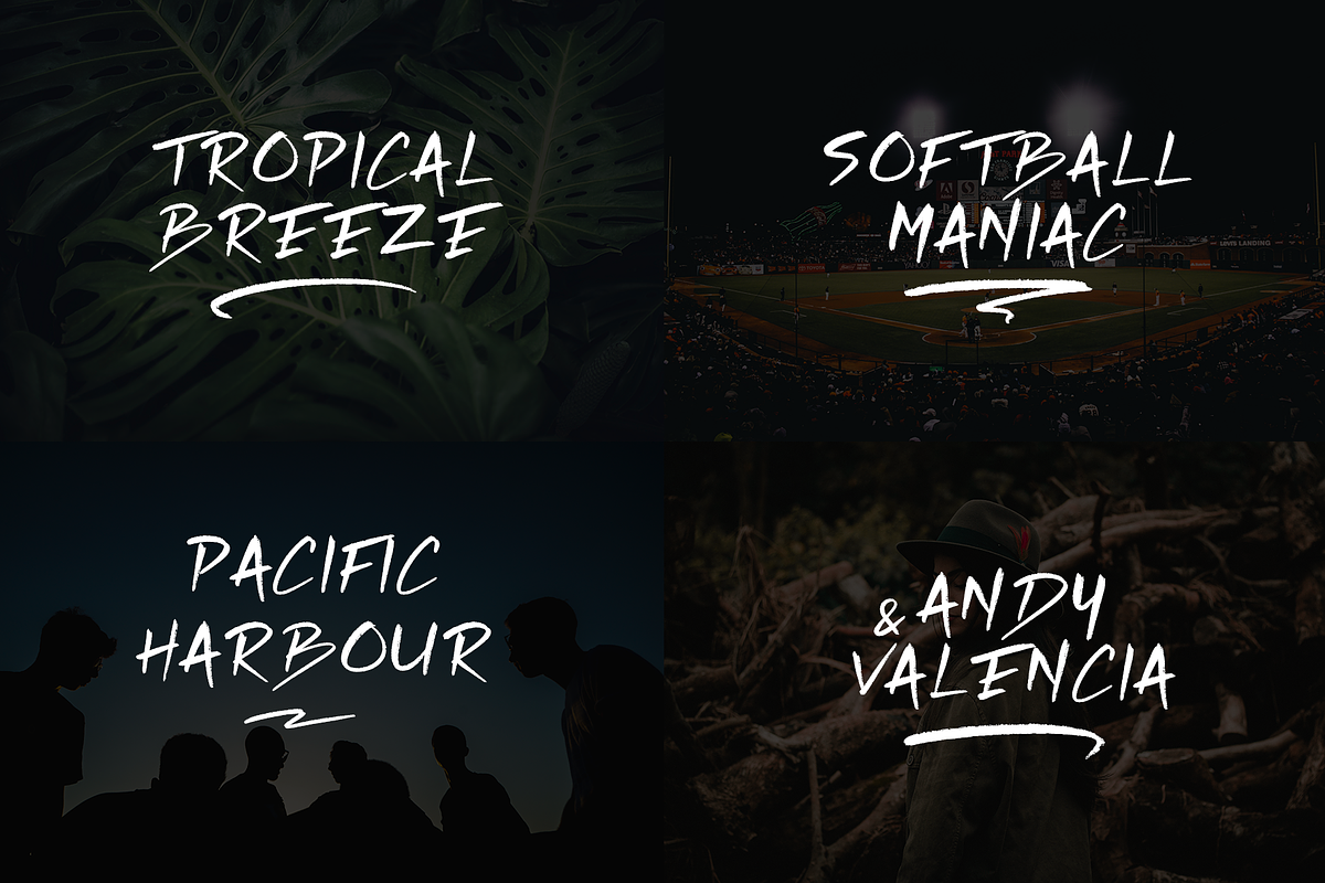 Rickies - Brush Font preview 7