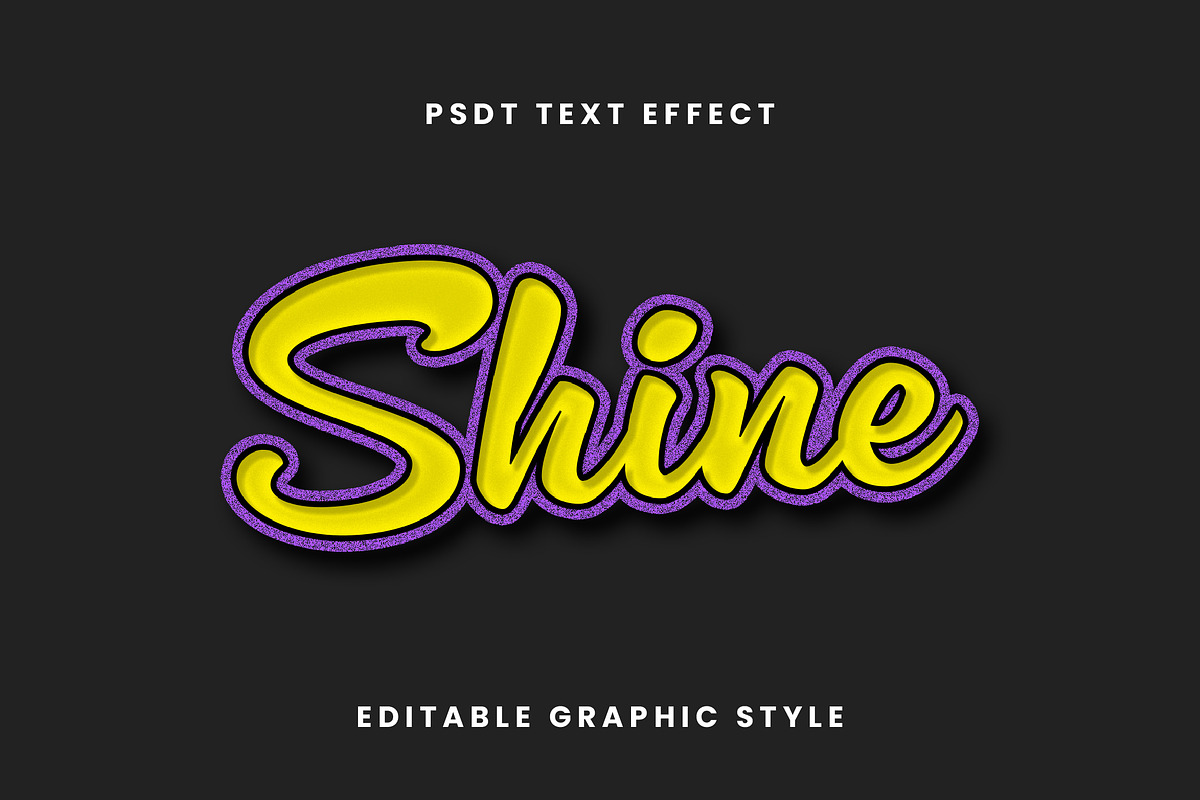 Shine Script Text Effect