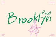 CS Brooklyn Pixel, a Handwritten Font by Craft Supply Co. (Thumbnail 1 of 8)