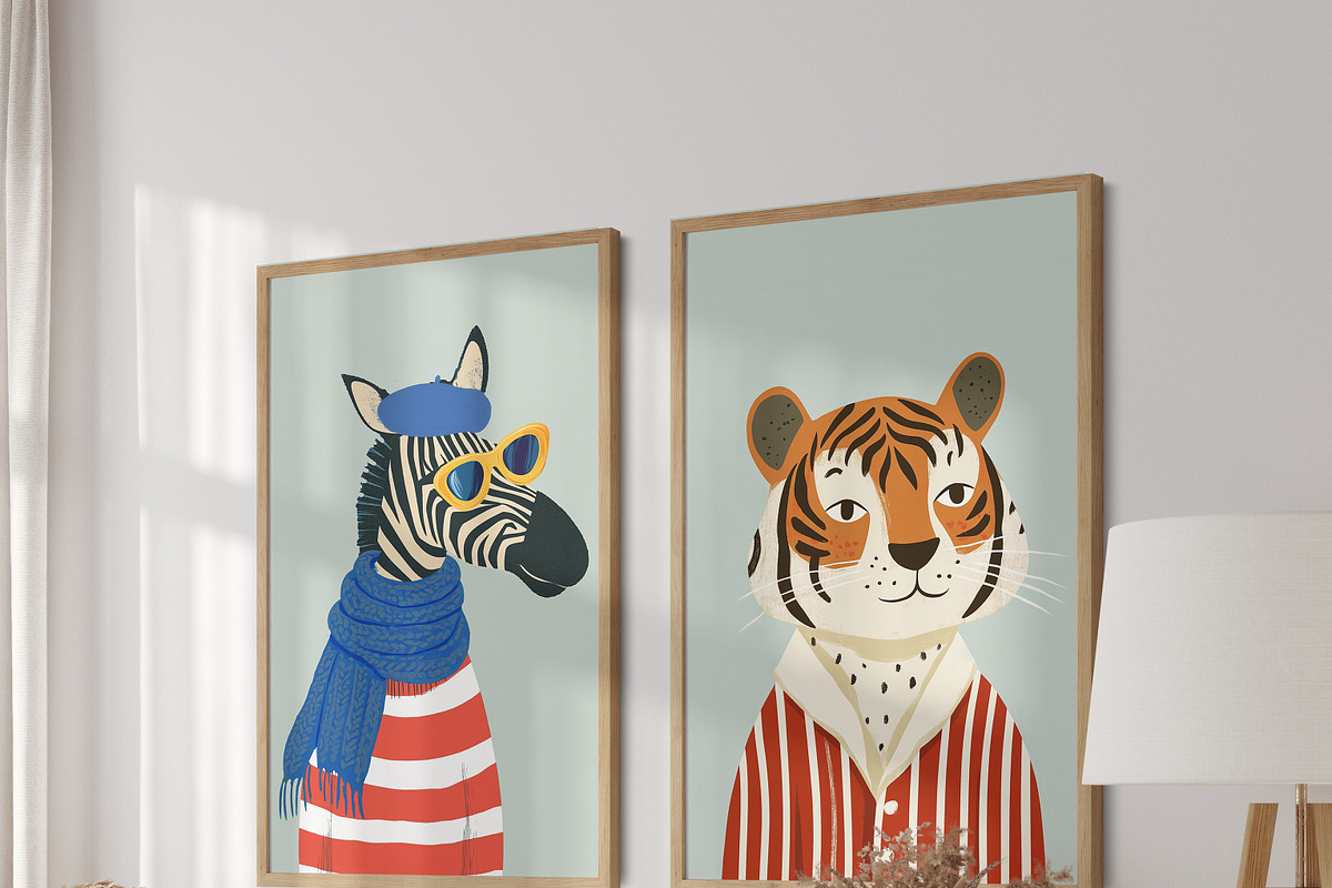 Boys Nursery Room Print Bundle, a Background Graphic by Artemsky (Photo 17 of 22)