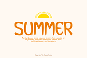 Mendoy Summer Font, a Handwritten Font by QR Design Studio (Thumbnail 2 of 11)