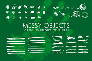 60 Messy Illustrator Brushes