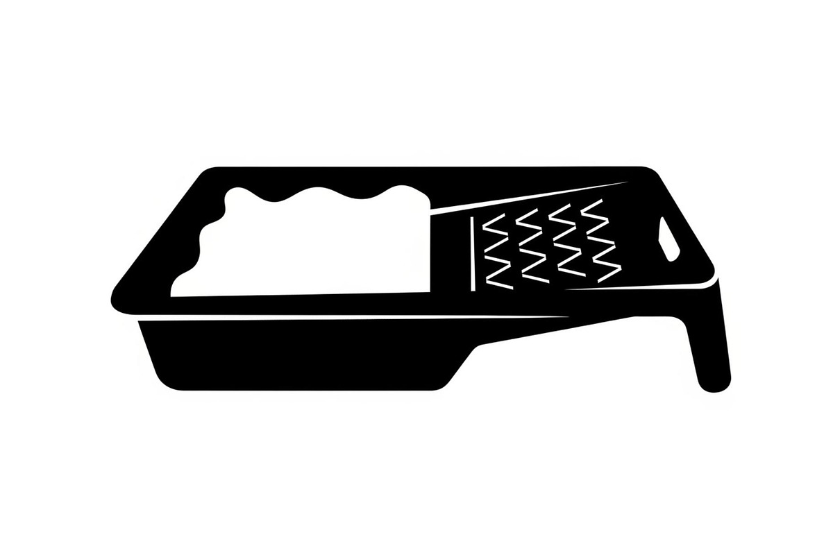Paint Roller Tray Icon Silhouette, an Icon by hafijul (Photo 3 of 10)