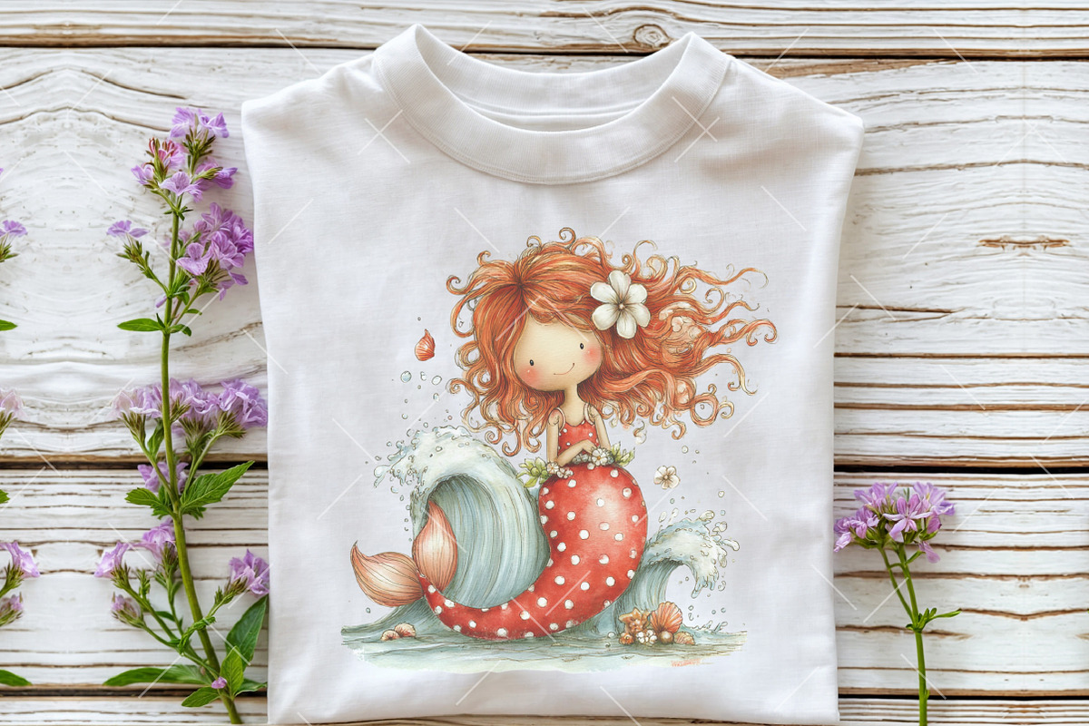 Whimsical Polka Dot Summer Clipart, an Illustration by OK Design (Photo 6 of 6)
