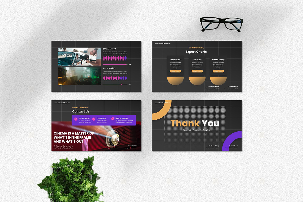 Twist - Movie Studio Keynote, a Presentation Template by Dhabee (Photo 7 of 7)